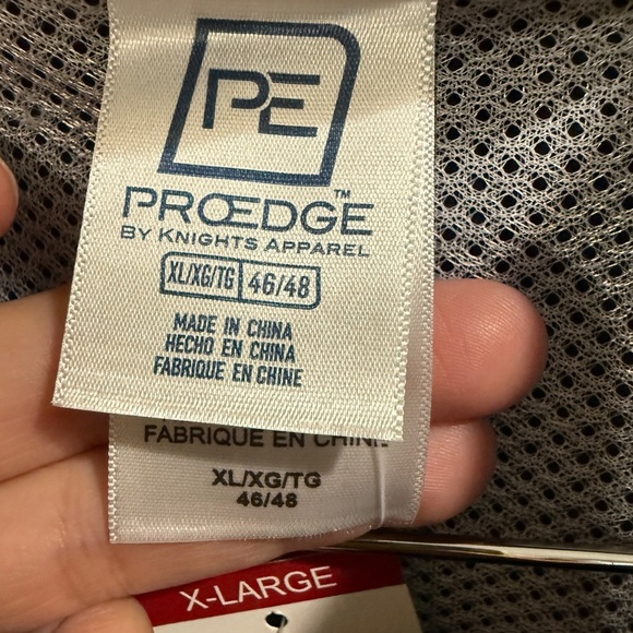 Pro Edge Dark Blue Men's Shirt Virginia Cavaliers SPF NWT - Picture 4 of 5